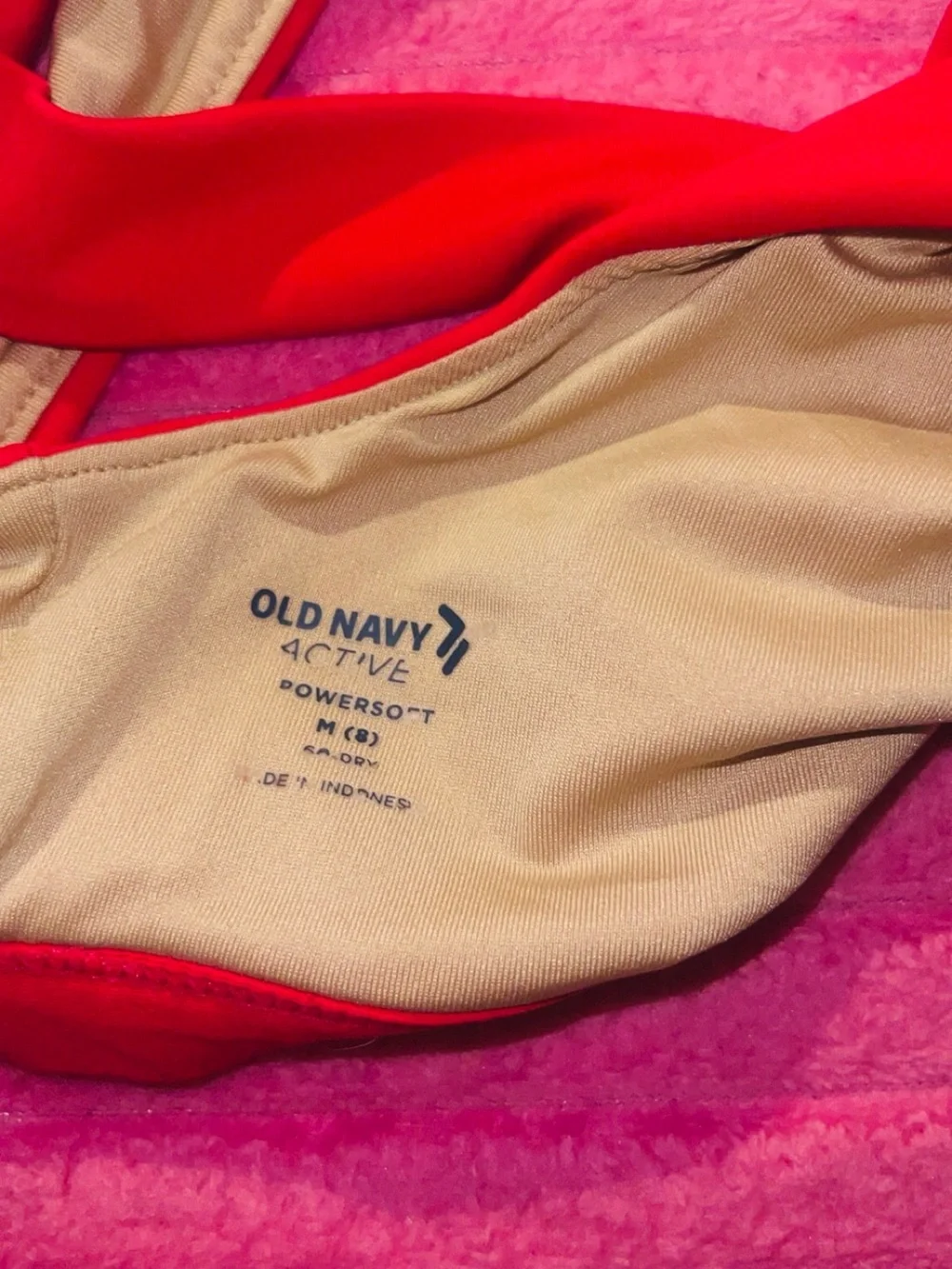 Old Navy Girls Red Sports Bra
